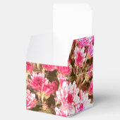 Roze Bloemmotief – Zachte Botanische Ontwerp Bedankdoosjes (Geopend)