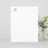 Roze Bloempatroon Design - Elegante Bloemkunst (Staand voorkant)