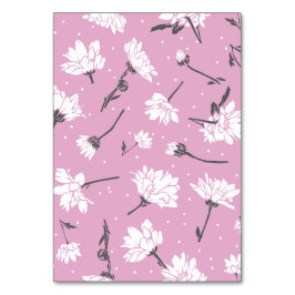 Roze Bloempatroon Design - Elegante Bloemkunst Kaart