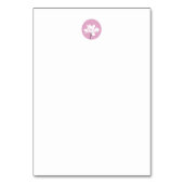 Roze Bloempatroon Design - Elegante Bloemkunst Kaart (Achterkant)