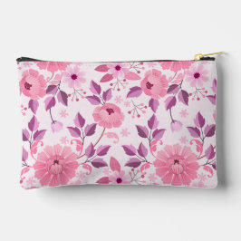 Roze bloempatroon met elegante bloesems etui