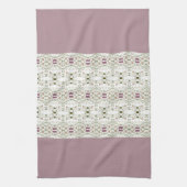 Roze bloempatroon theedoek (Verticaal)