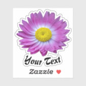 Roze bloempitten met gele stempels in de lente st sticker (Vel)