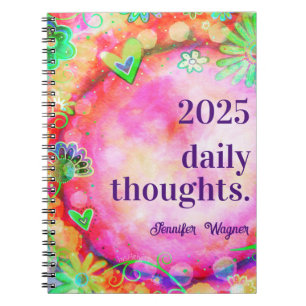  roze bloemrijke inspirerende trendy "inspirativit notitieboek