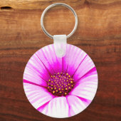 Roze Bloemrijke Keychain (Voorkant)