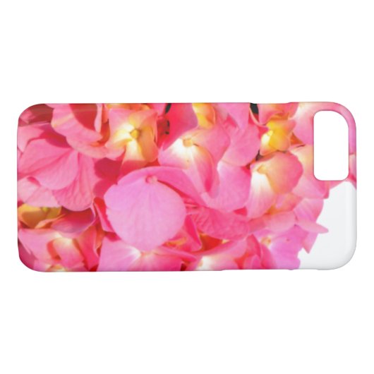Roze bloemroze bloemroze floraal Case-Mate iPhone case (Achterkant (Horizontaal))