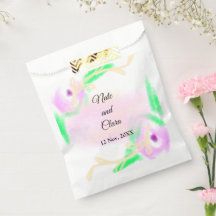 Roze bloemschildering waterverf handgeschilderd tr