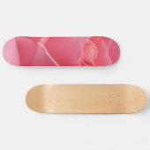 Roze bloemskateboard persoonlijk skateboard (Horizontaal)