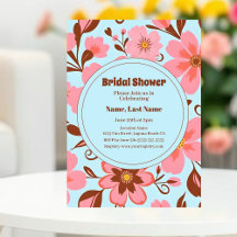 Roze Bloemstemming – Pastel Vibes-Retro bloemen