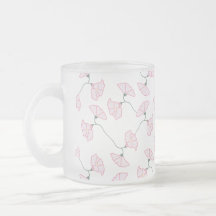 Roze Bloemstengels Bloemen Mok