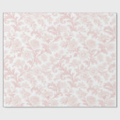 Roze Bloemstuk Toile Inpakpapier (Vlak)