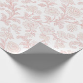 Roze Bloemstuk Toile Inpakpapier (Hoek)