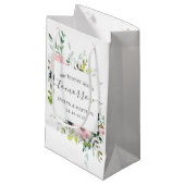 Roze bloemstukken Rehearsal voor de eeuwige start  Klein Cadeauzakje (Voorkant Gekanteld)