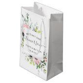 Roze bloemstukken Rehearsal voor de eeuwige start  Klein Cadeauzakje (Achterkant Gekanteld)