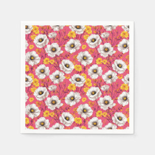 🌸 Roze Bloemtafel Decoratie Eetkamer En Ontvangst Servet