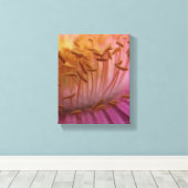 Roze bloescanvas canvas afdruk (Insitu (Houten vloer))