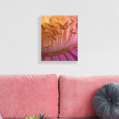 Roze bloescanvas canvas afdruk (Insitu (Woonkamer))