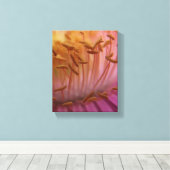 Roze bloescanvas canvas afdruk (Insitu (Houten vloer))