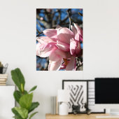 Roze bloesem 3 poster (Thuiskantoor)