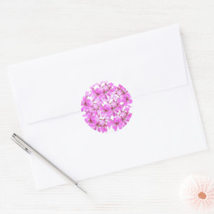Roze Bloesem – Afgeronde Bloemen Sticker