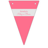 Roze bloesem Baby in bloei Vlaggetjes (Tweede vlag)