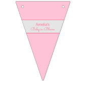 Roze bloesem Baby in bloei Vlaggetjes (Eerste vlag)