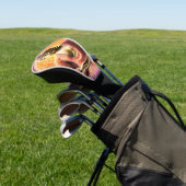 Roze Bloesem Bloem Boeddha Mediteren Golfheadcover (Insitu)