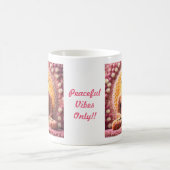 Roze Bloesem Bloem Boeddha Mediteren Koffiemok (Center)