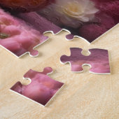 Roze Bloesem Bloem Boeddha Mediteren Legpuzzel (Zijkant)