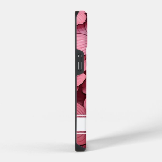  roze bloesem bloemenbloem iPhone hoesje (Rechterkant)