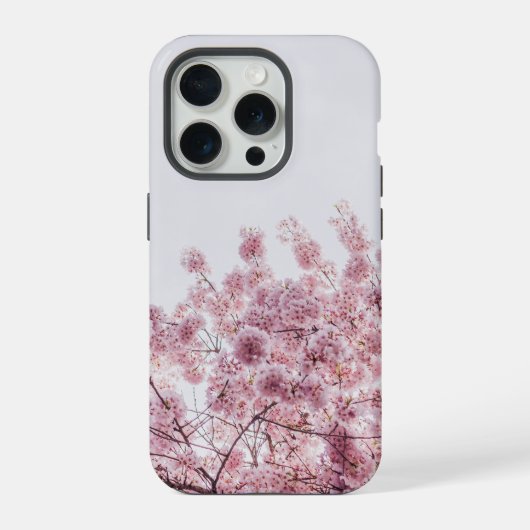Roze Bloesem Bloemstuk iPhone Hoesje (Achterkant)