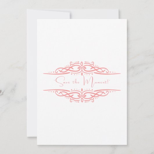 Roze Bloesem Bruidsuitnodiging Kaart (Achterkant)