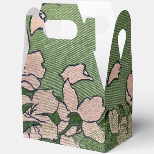 Roze Bloesem Cascade Favoriet Box Bedankdoosjes (Open)