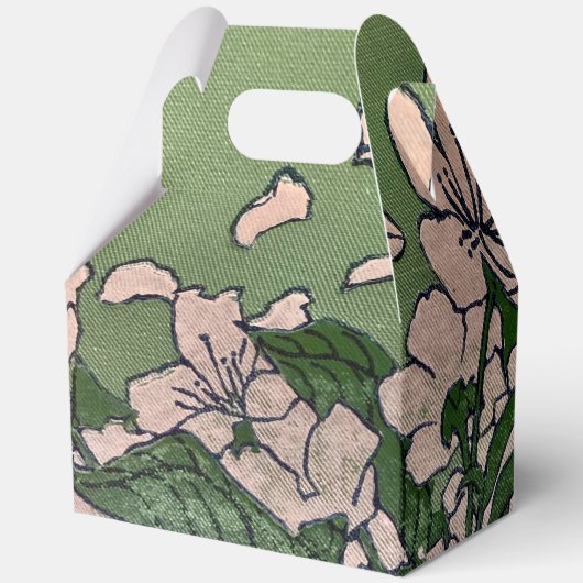 Roze Bloesem Cascade Favoriet Box Bedankdoosjes (Achterkant)