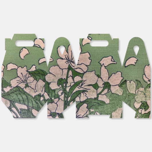 Roze Bloesem Cascade Favoriet Box Bedankdoosjes (Ongevouwen)