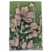 roze bloesem cascade medium cadeauzakje (Voorkant)
