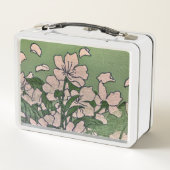 Roze Bloesem Cascade Metalen Doos (Achterkant)