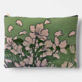 Roze Bloesem Cascade Print Knip Naai Tas (Voorkant)