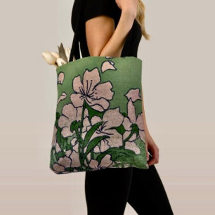 Roze Bloesem Cascade Tote Tas 