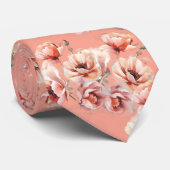 Roze bloesem das (Opgerold)