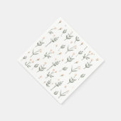 Roze bloesem Fijne wilde bloemen Servet (Hoek)