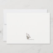 Roze Bloesem Foto Krans Kaart (Achterkant)