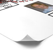 Roze bloesem Fractal Art Tree Two Family Trees Poster (Hoek)