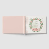 roze bloesem groen blad gastenboek (Volledig)