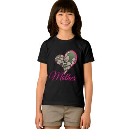 Roze Bloesem Groen Tri-Blend Shirt