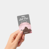 Roze Bloesem Hal Pas Badge (Handheld)