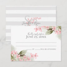 Roze Bloesem Huwelijksreactie