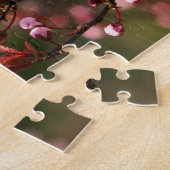 Roze bloesem in het warme zomerlicht legpuzzel (Zijkant)