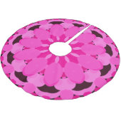 Roze bloesem kerstboom rok (Gekanteld)