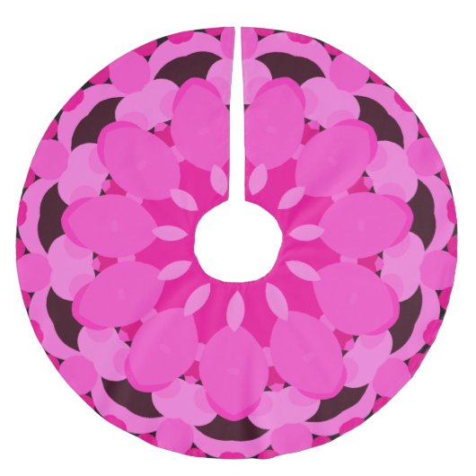 Roze bloesem kerstboom rok (Voorkant)